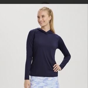 Renwick Performance Hoodie In Navy